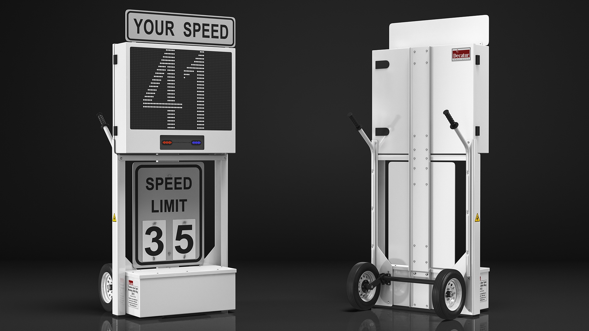 3D model Decatur Electronics OnSite 200MX Modular Speed Display Dolly