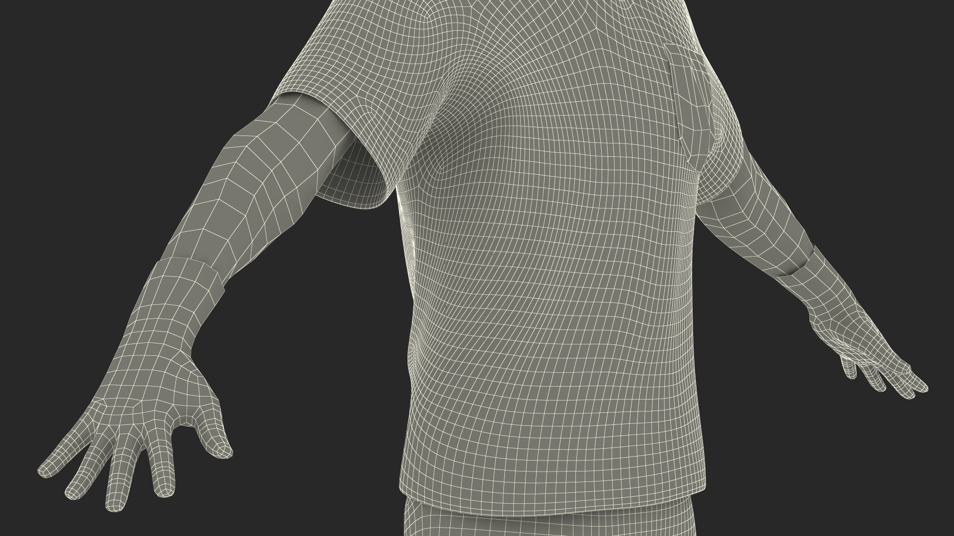 Asian Doctor wearing Gloves 3D