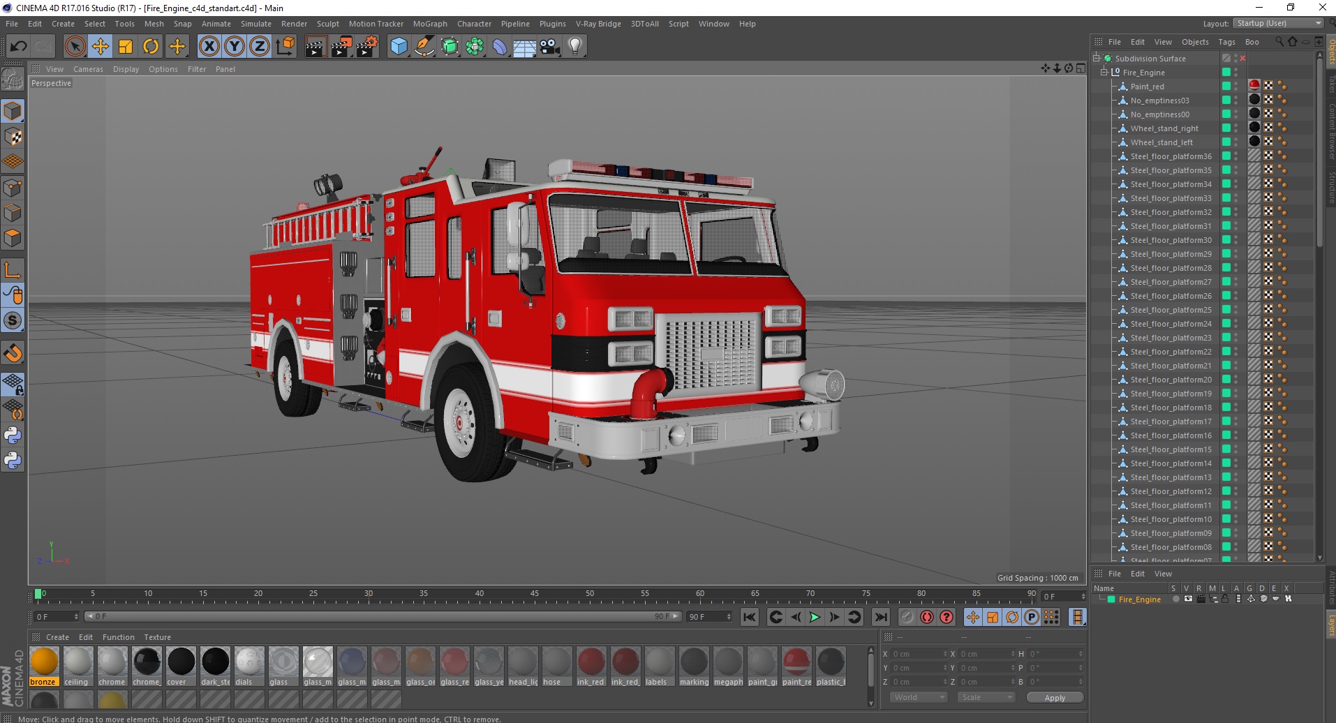 3D Fire Engine