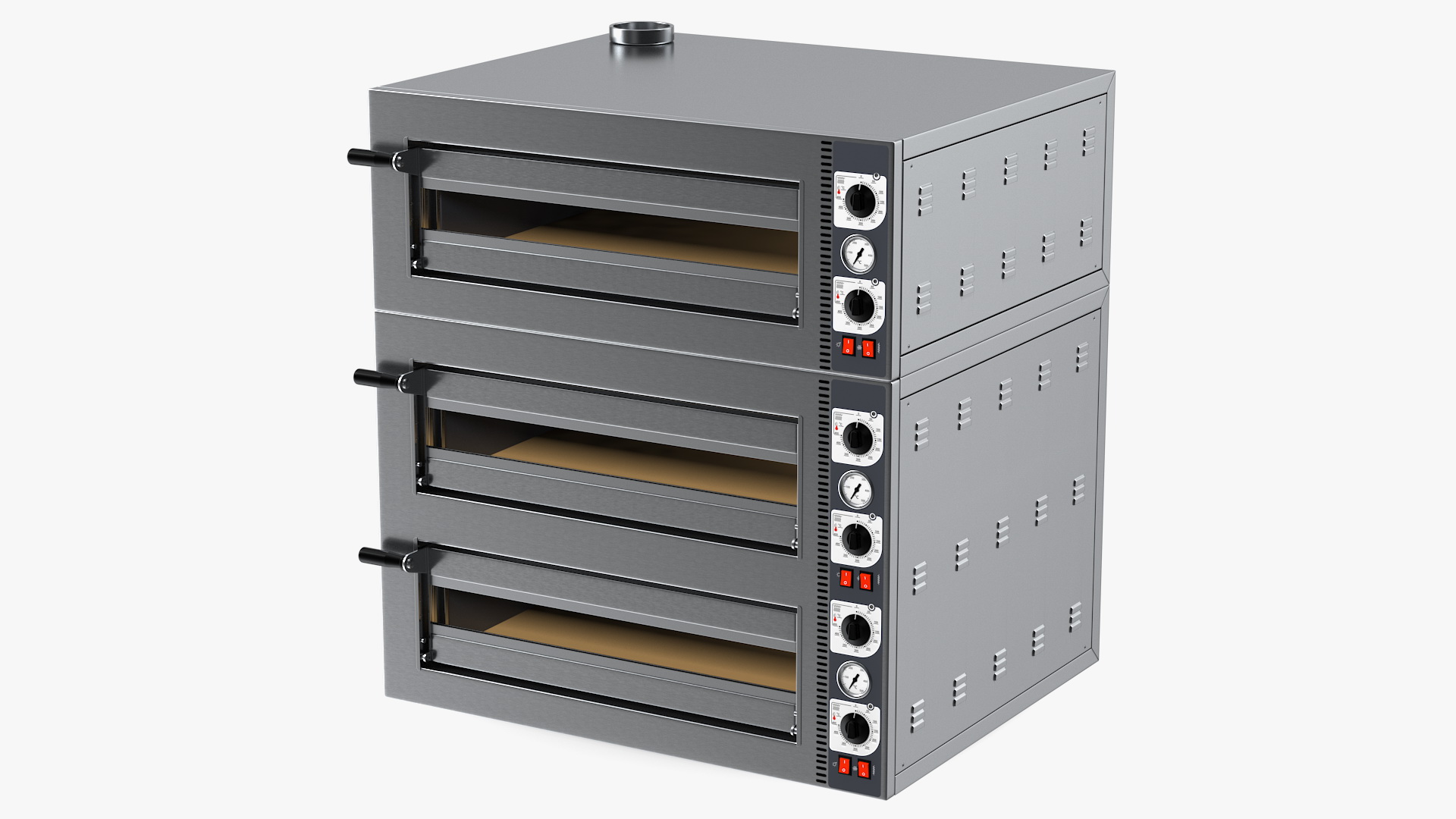 3D Triple Deck Electric Pizza Oven