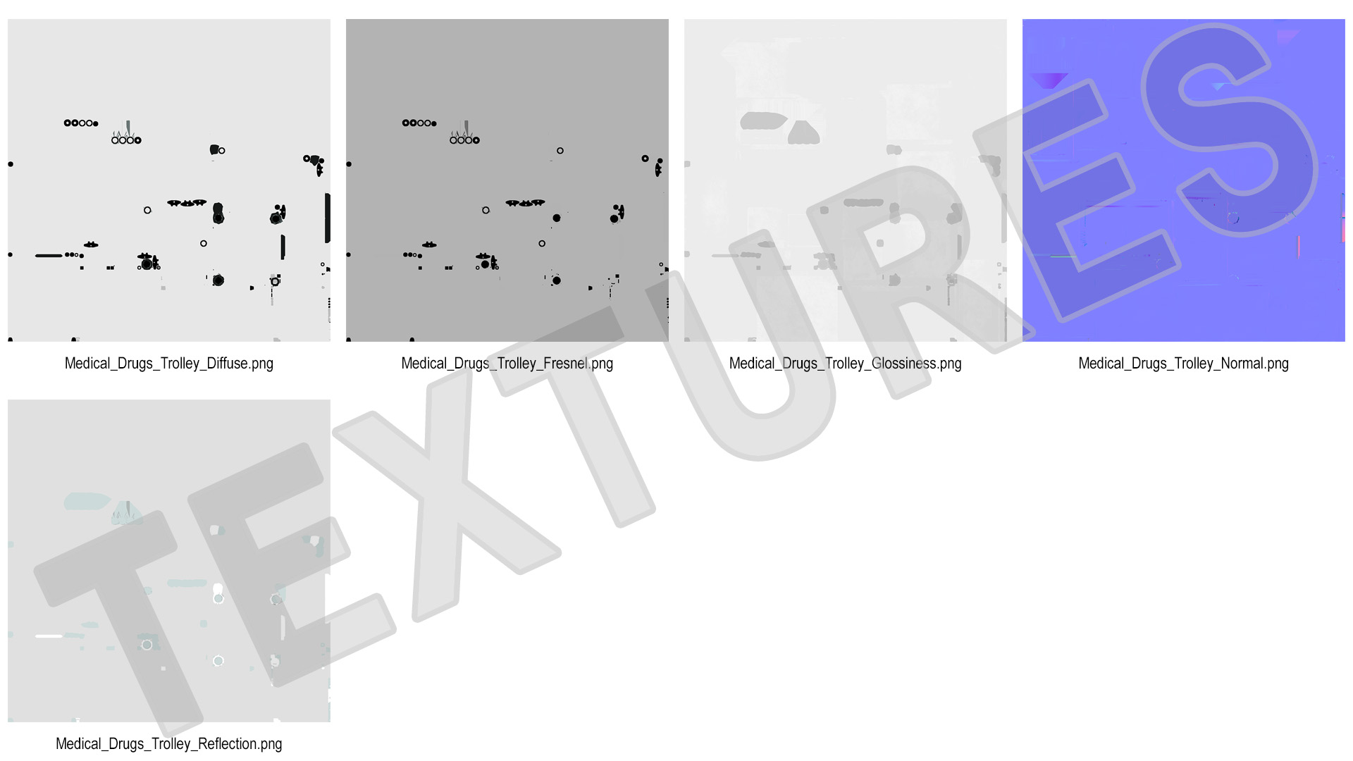 Mobile Rolling Box White 3D model