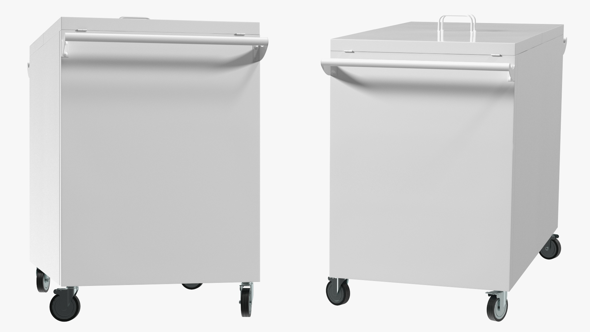 Mobile Rolling Box White 3D model