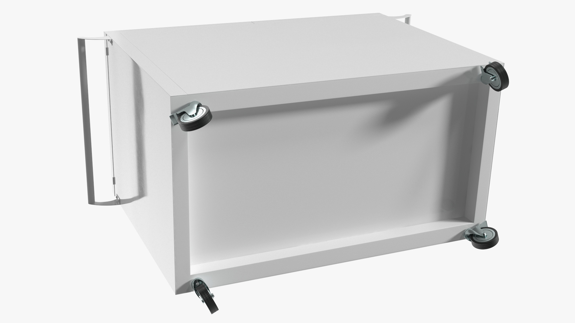 Mobile Rolling Box White 3D model