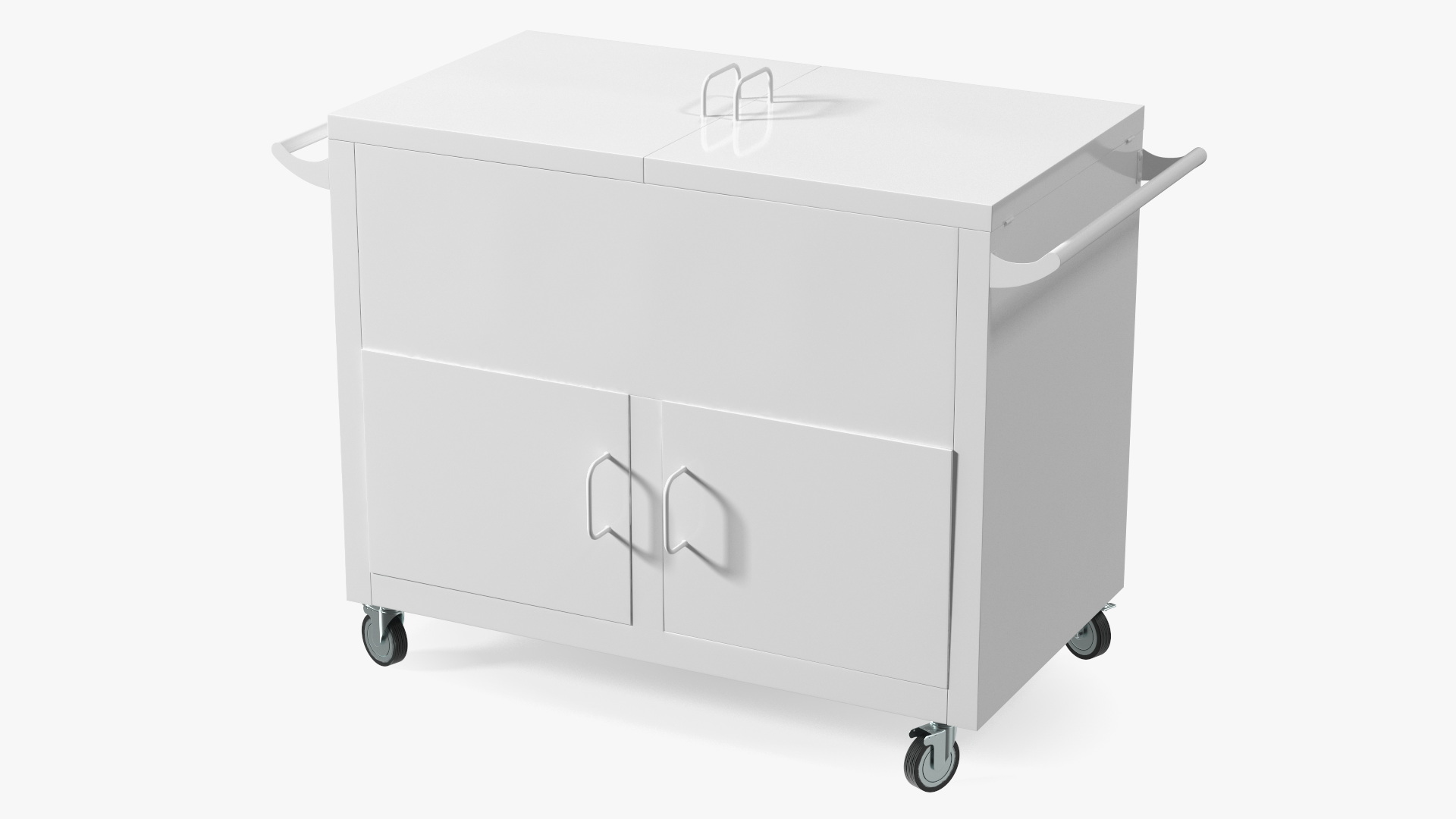 Mobile Rolling Box White 3D model