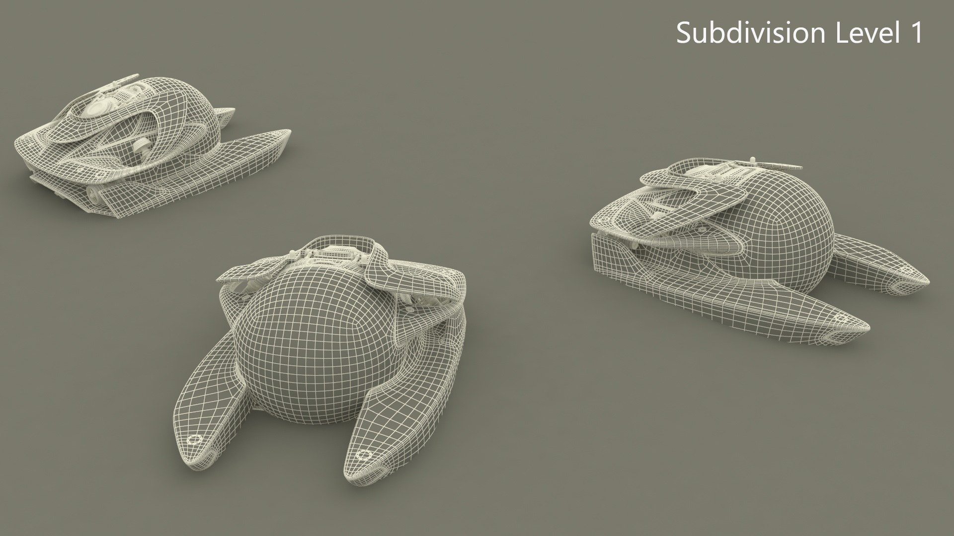 3D Luxurious Personal Submarine Ocean Rigged