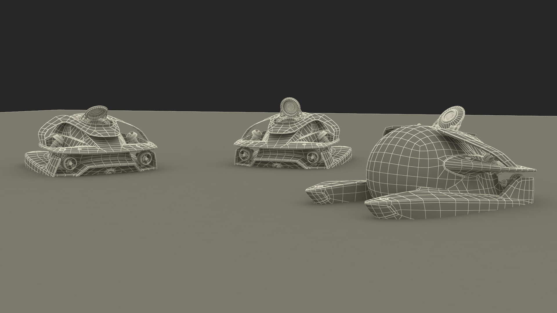 3D Luxurious Personal Submarine Ocean Rigged