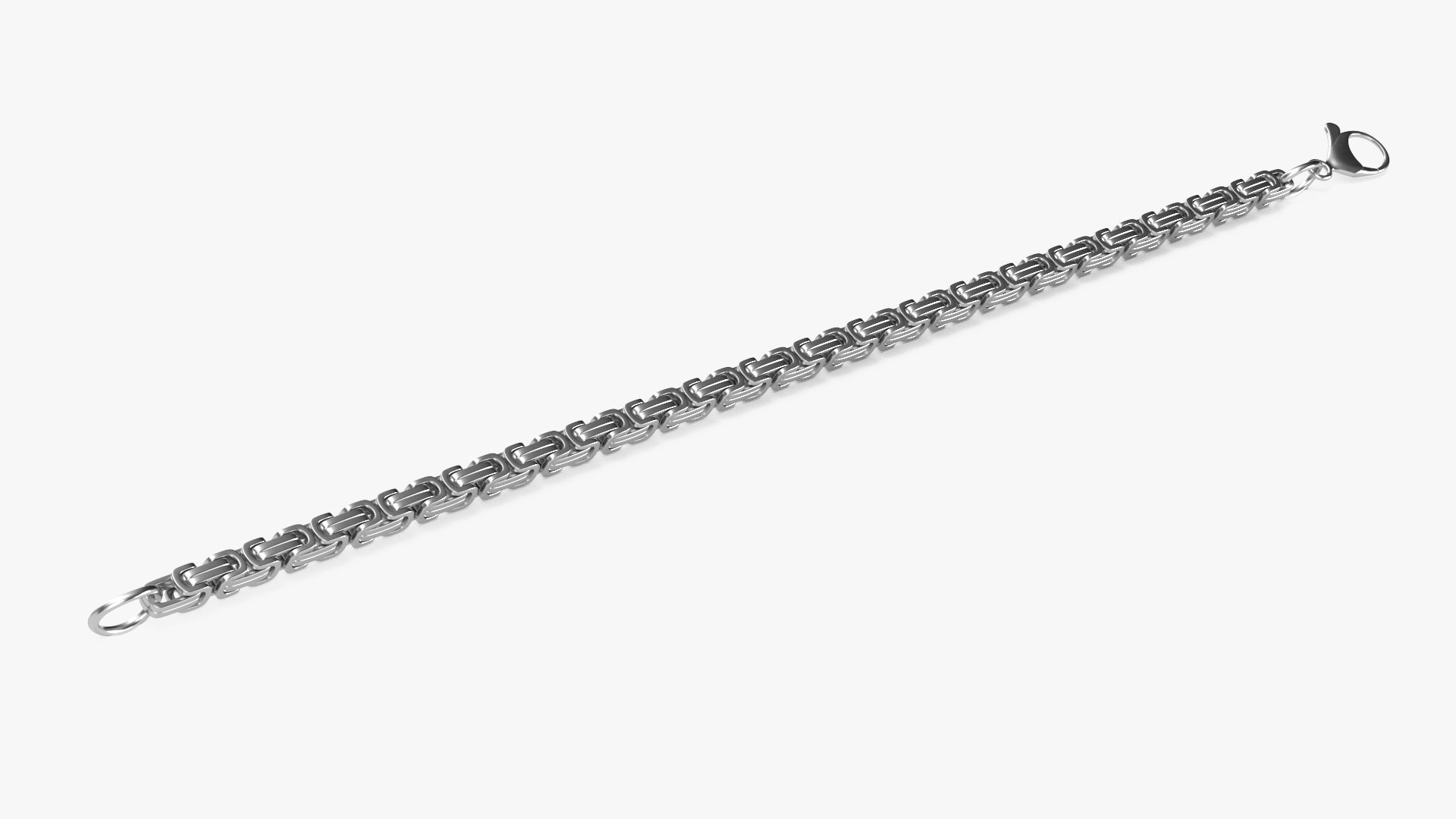 3D model Byzantine Jewelry Silver Chain