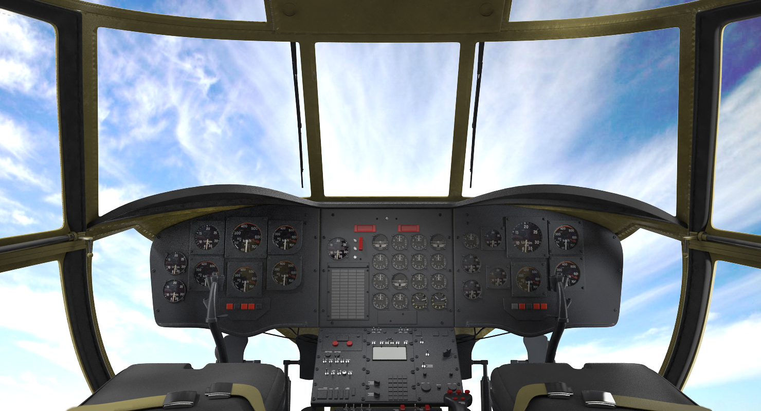 3D model Heavy Helicopter CH 47 Chinook