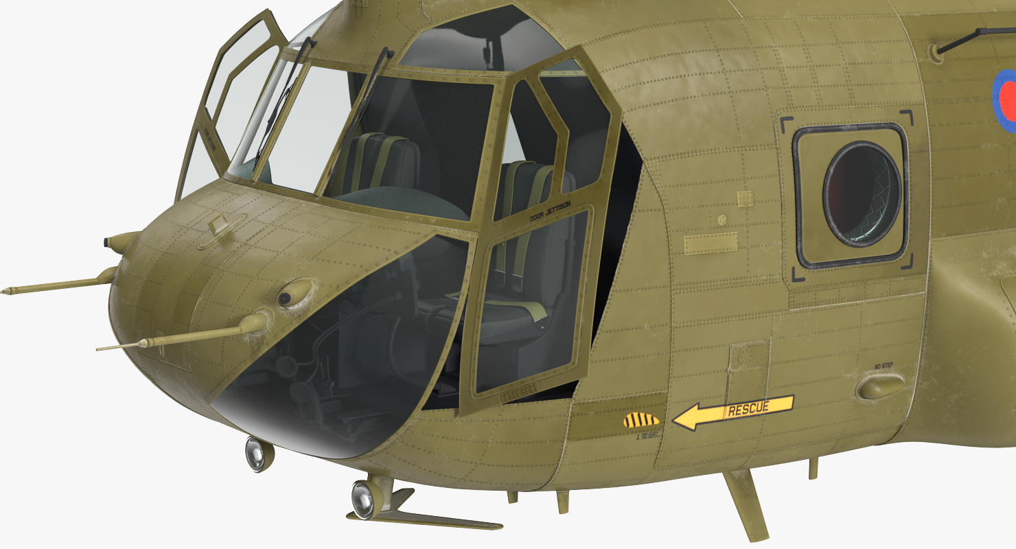 3D model Heavy Helicopter CH 47 Chinook