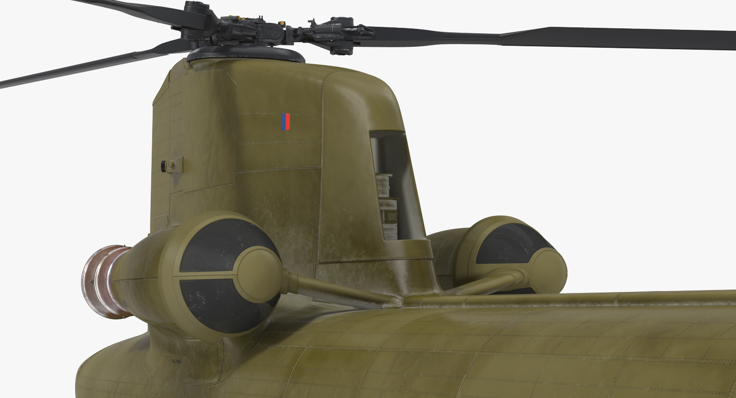 3D model Heavy Helicopter CH 47 Chinook