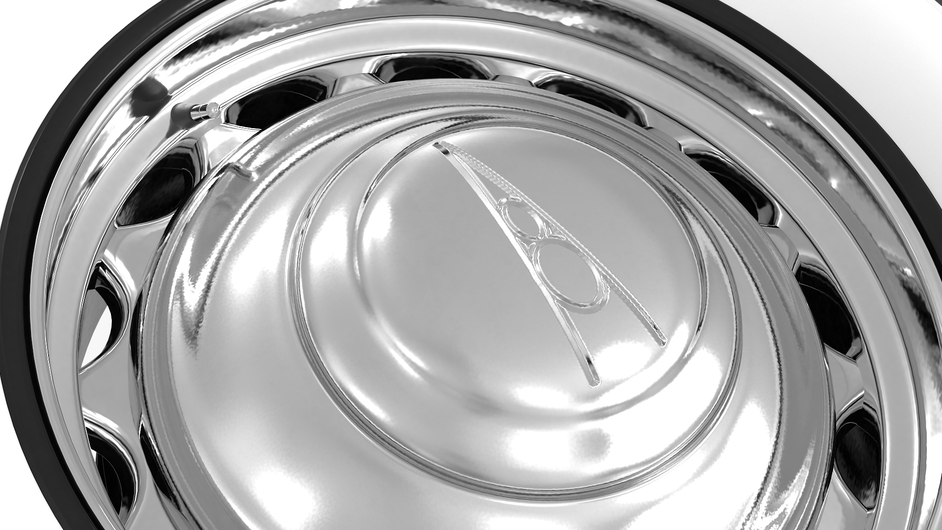1936 Ford V8 Coupe Wheel 3D model