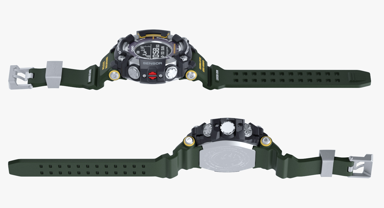 3D Casio G-Shock Rangeman Open Bracelet
