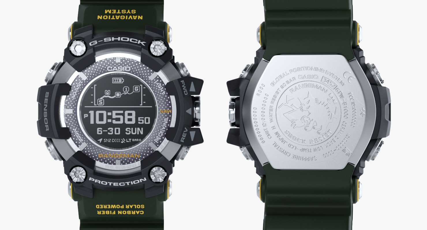 3D Casio G-Shock Rangeman Open Bracelet