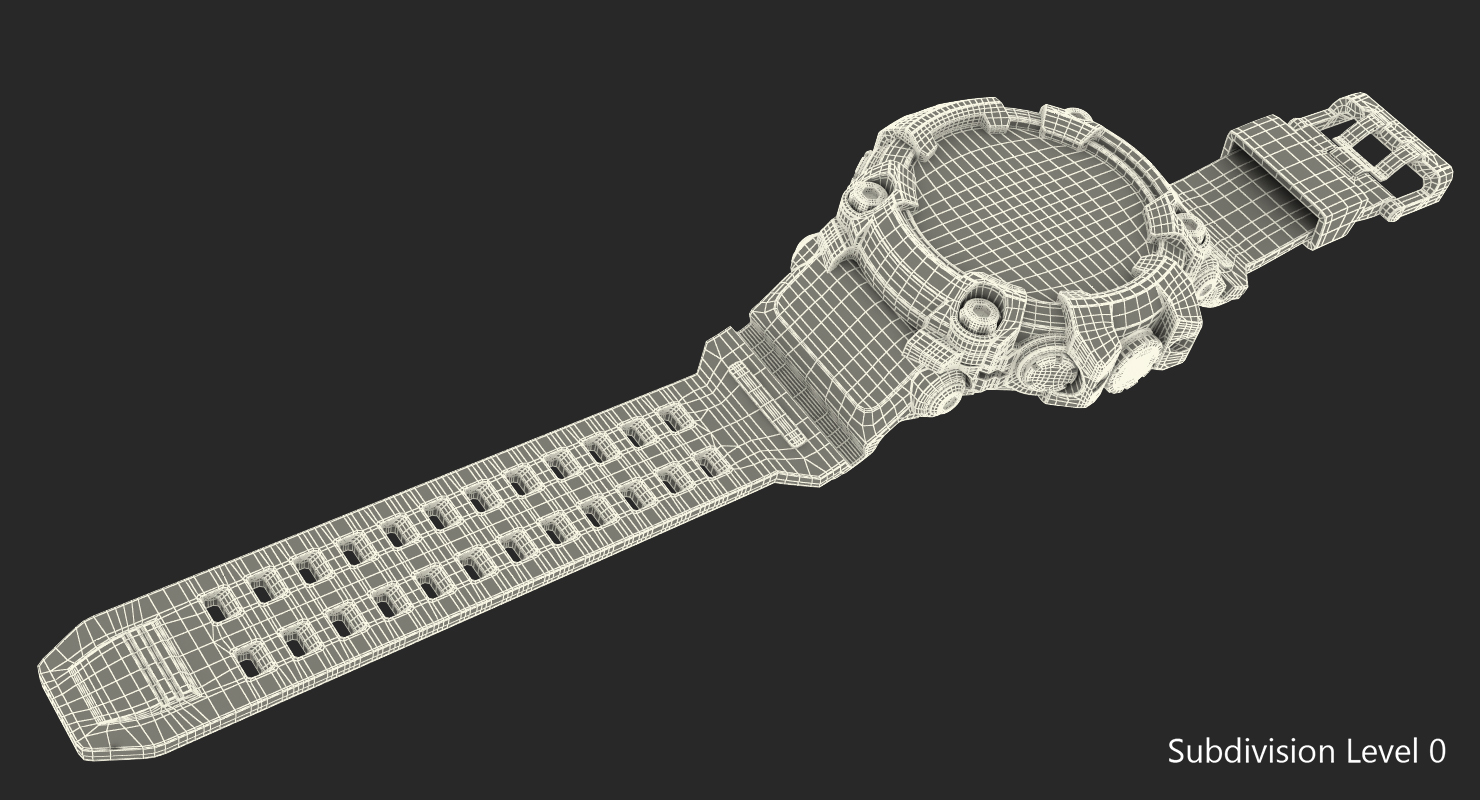 3D Casio G-Shock Rangeman Open Bracelet