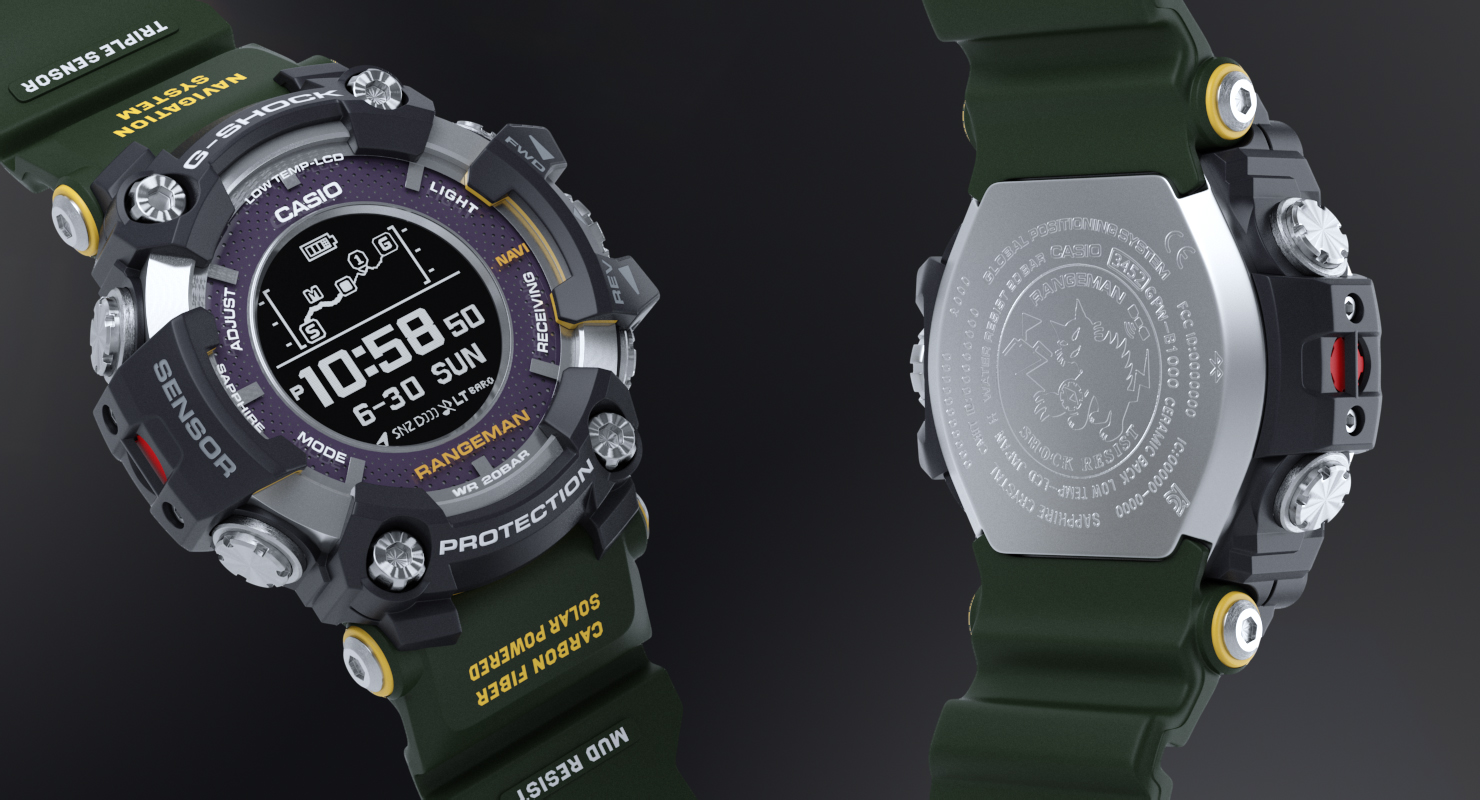 3D Casio G-Shock Rangeman Open Bracelet