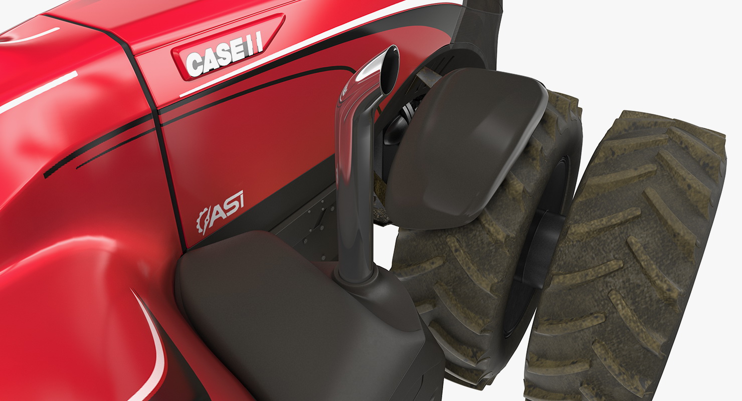 Case IH Self-Driving Drone Tractor Dusty Rigged 3D