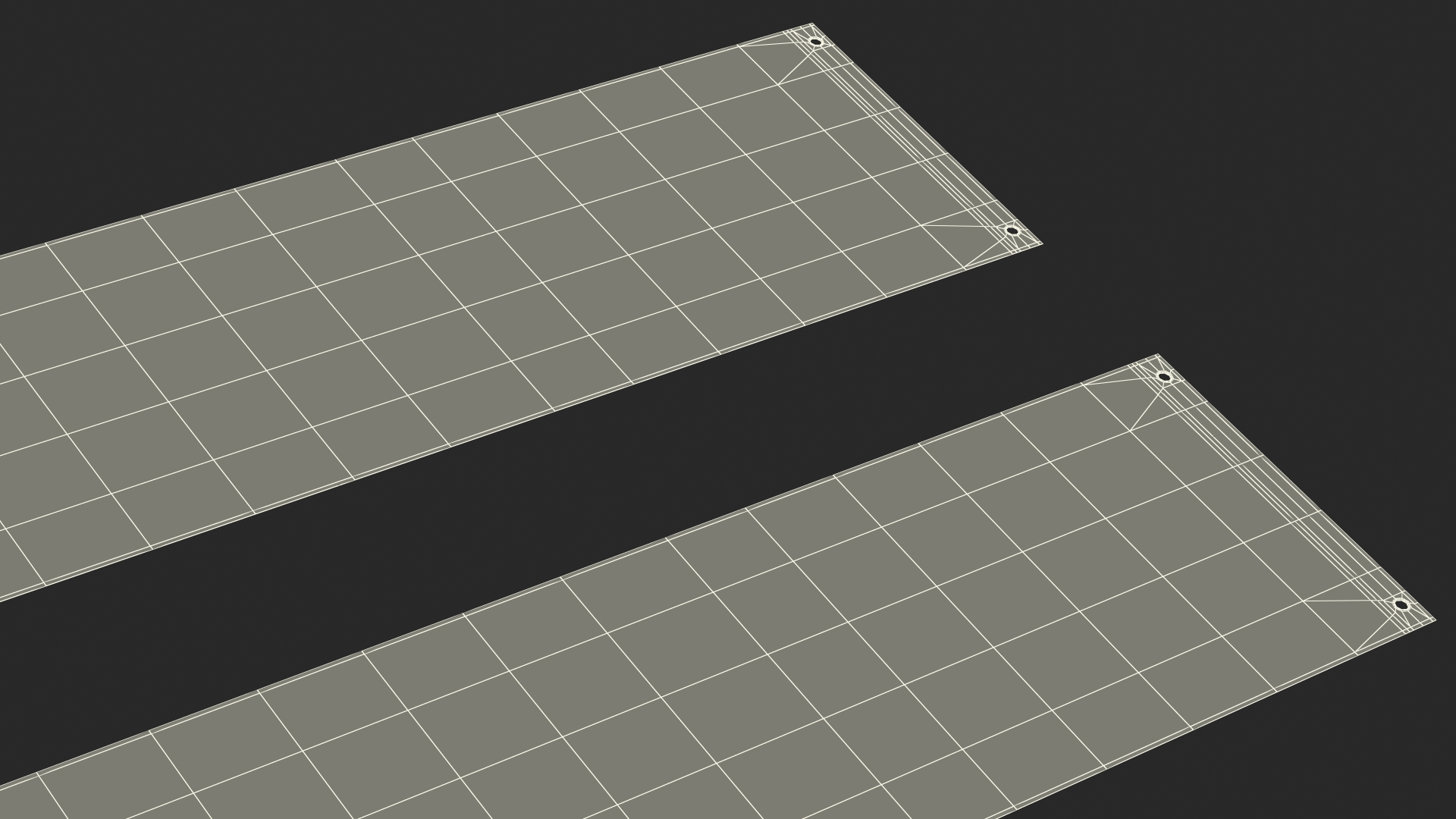 Pull Down US Flags Set 3D