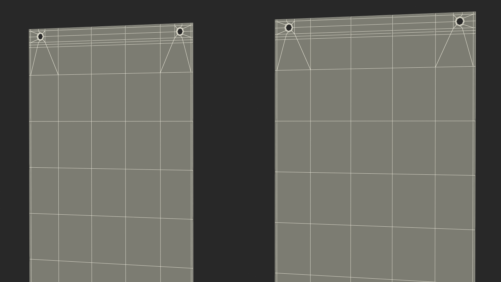 Pull Down US Flags Set 3D
