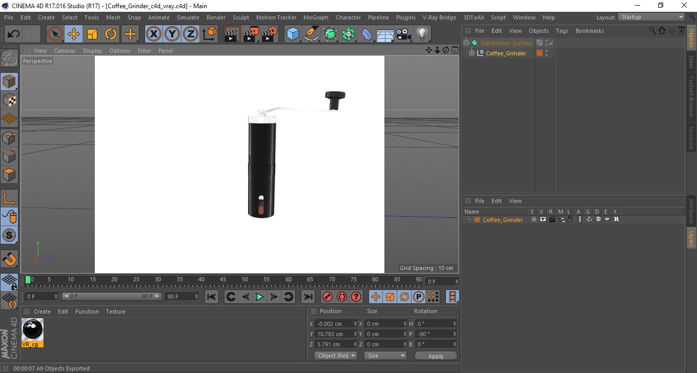 Coffee Grinder 3D model