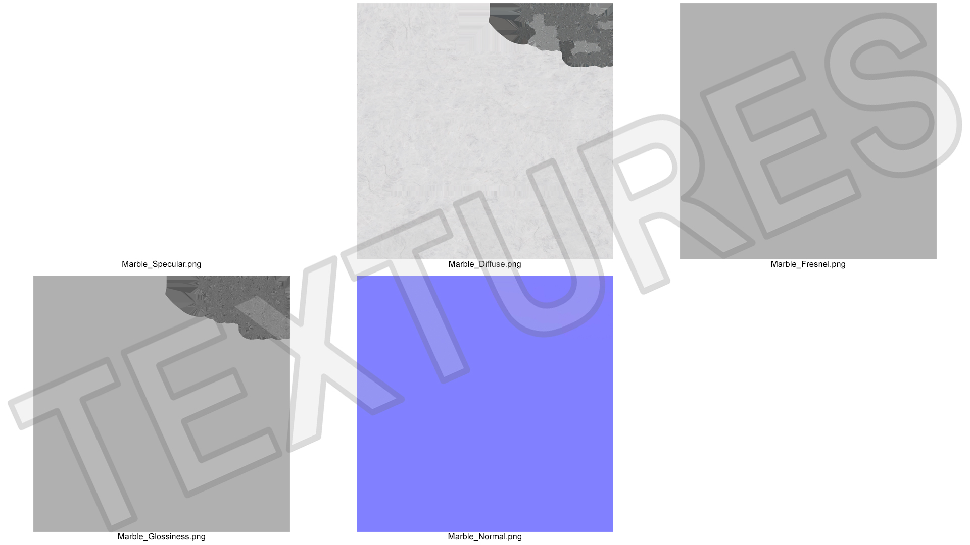 3D model Gas Fire Pit Rectangular Marble White No Fire