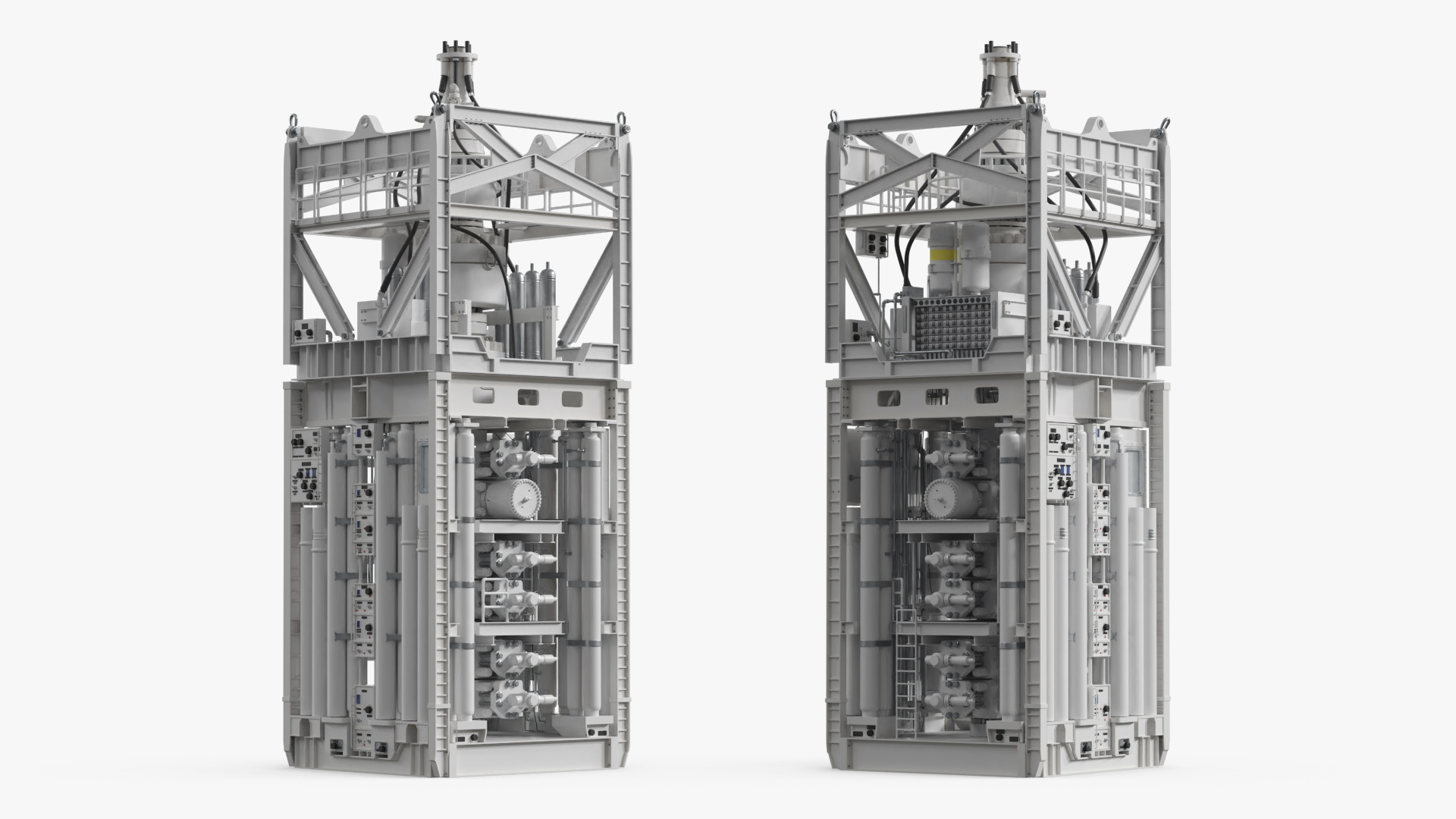 Deepwater Wellhead Preventer Unit White