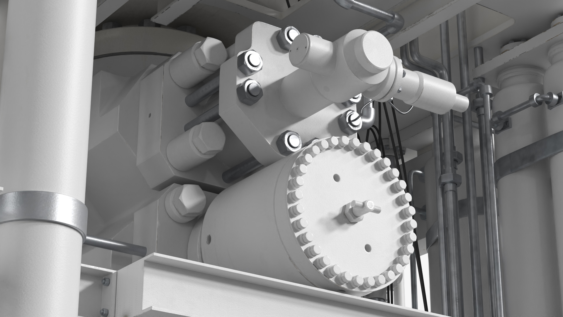 Deepwater Wellhead Preventer Unit White, view 10