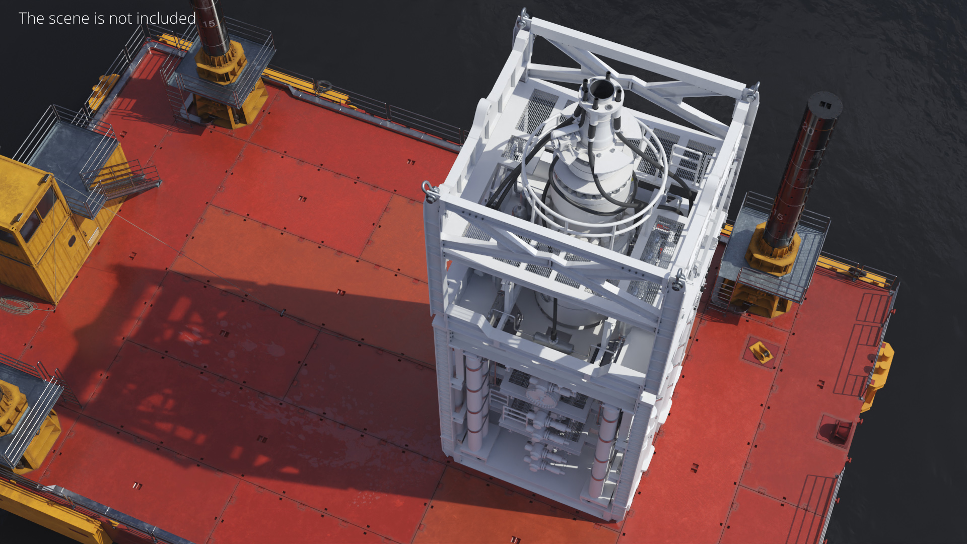 Deepwater Wellhead Preventer Unit White, view 3