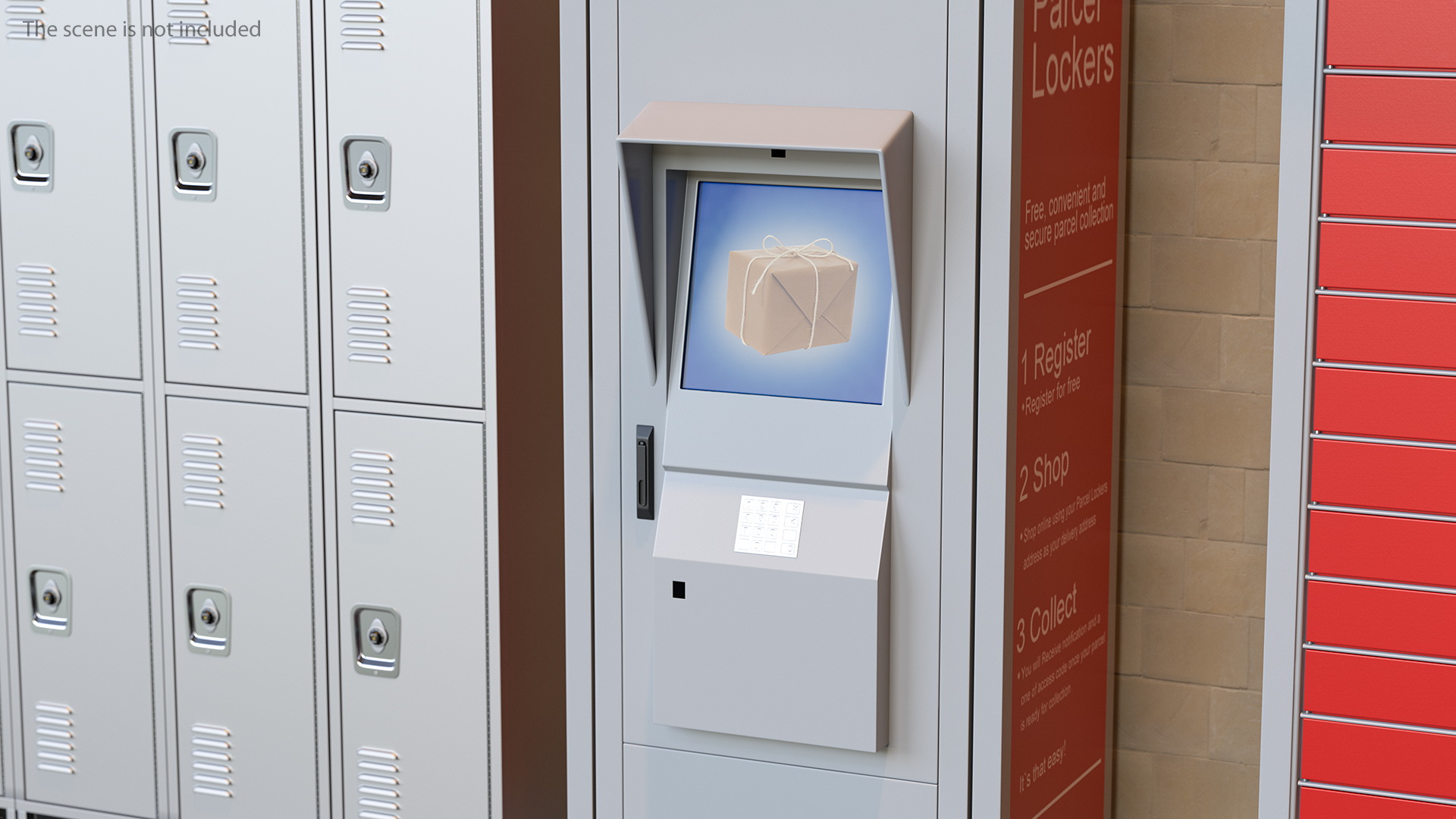 Postomat Terminal 3D