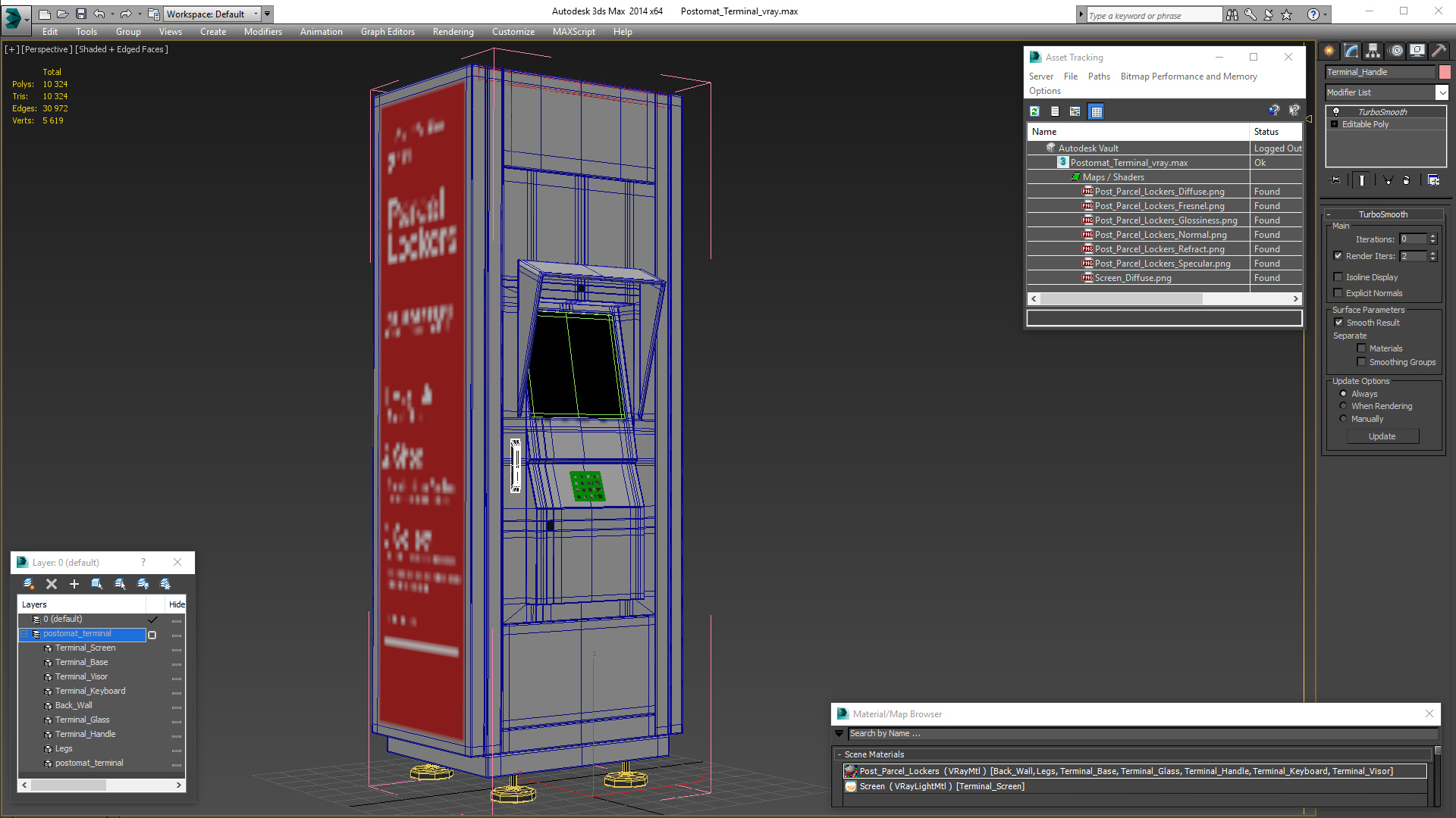 Postomat Terminal 3D
