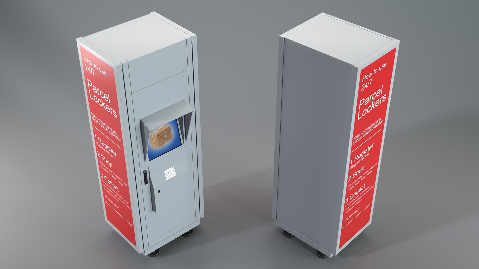 Postomat Terminal 3D