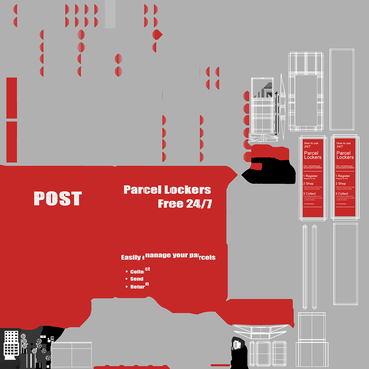 Postomat Terminal 3D