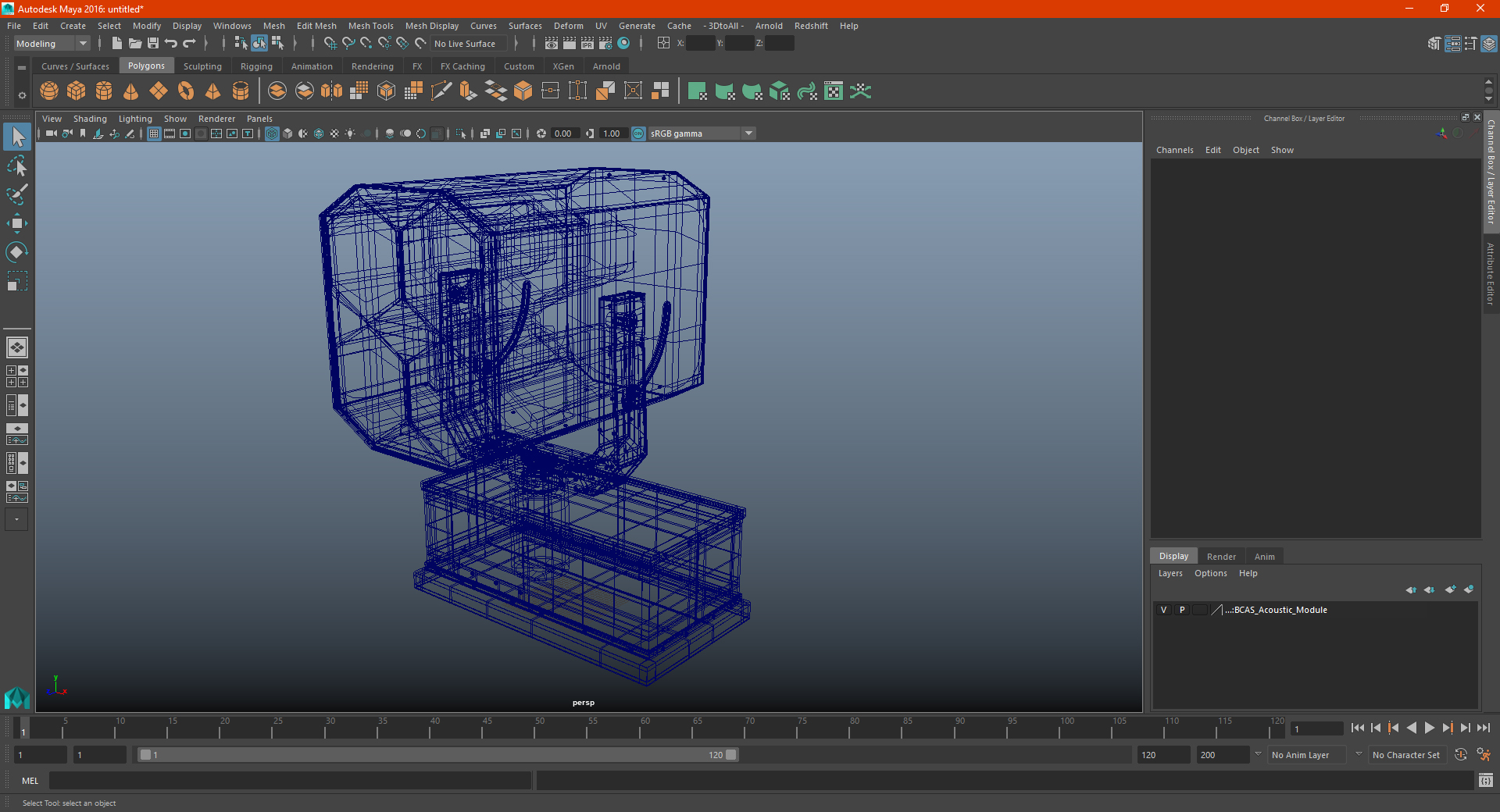 3D model BCAS Acoustic Module