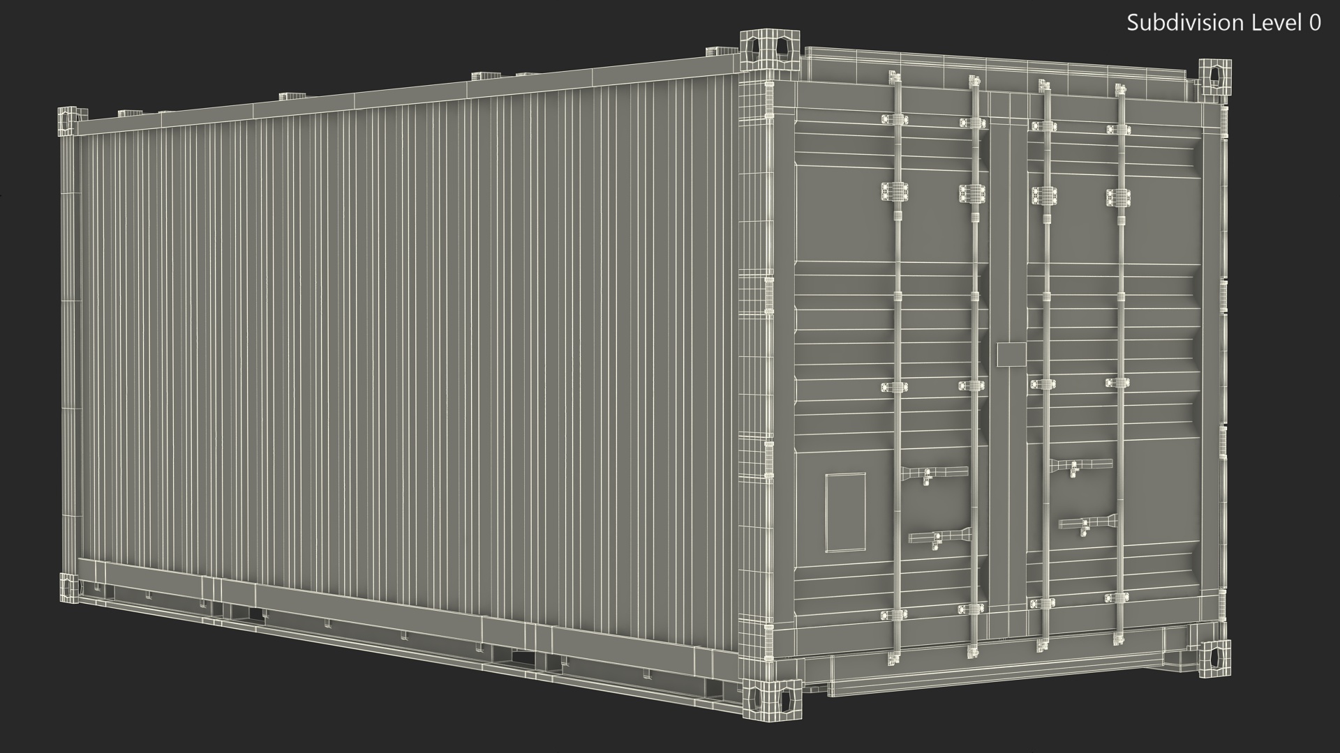 3D Staxxon Shipping Container
