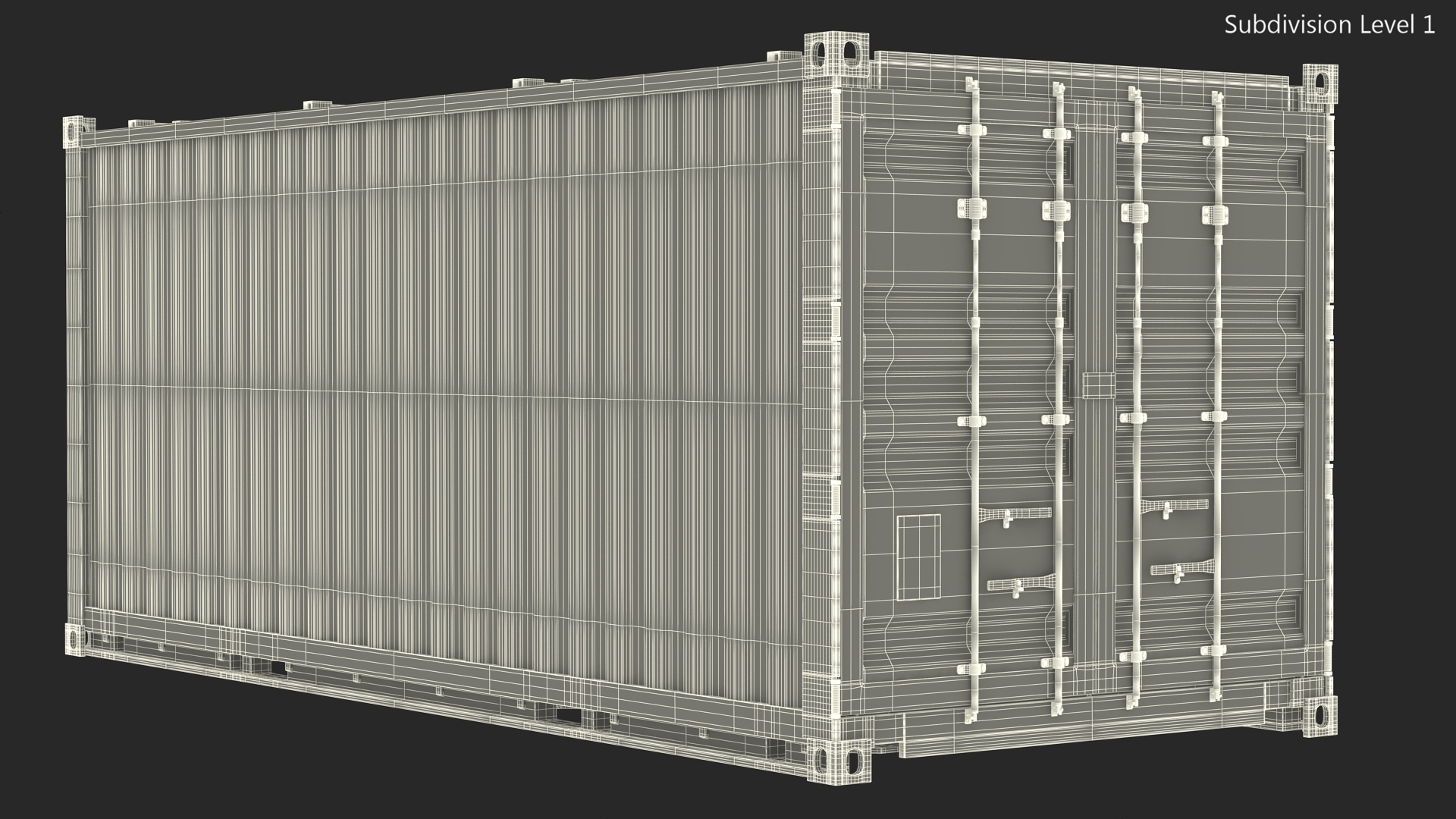 3D Staxxon Shipping Container