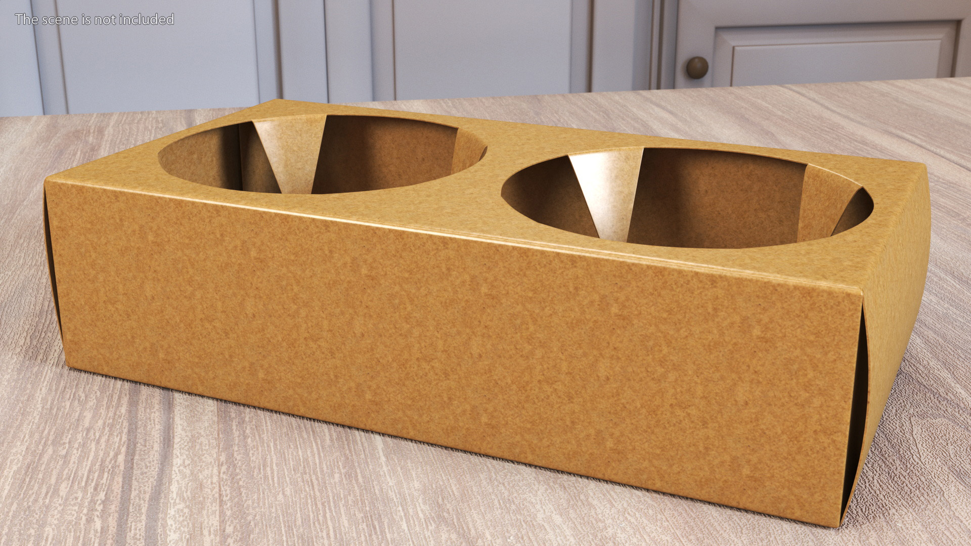 3D model 2 Cup Drink Paper Carrier