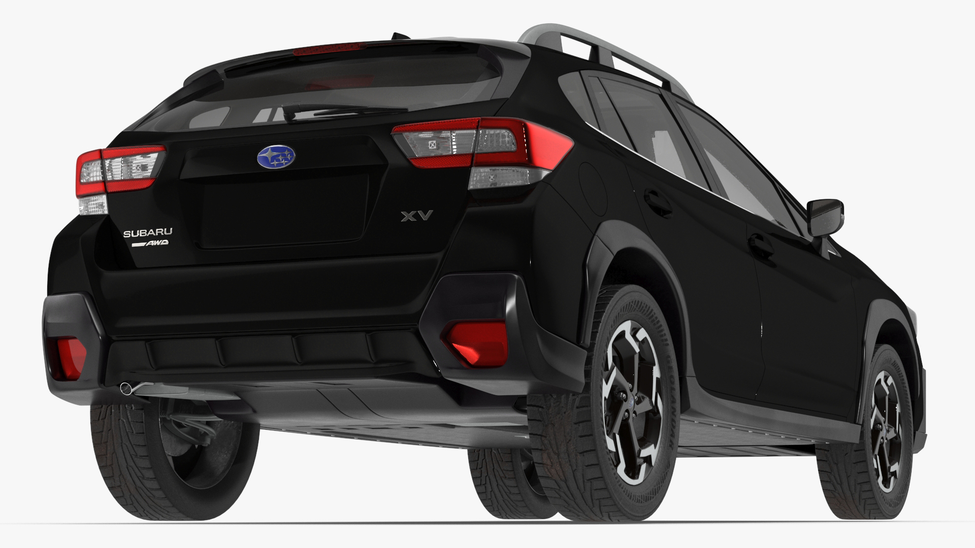 3D model 2020 Subaru XV CUV Simple Interior Black