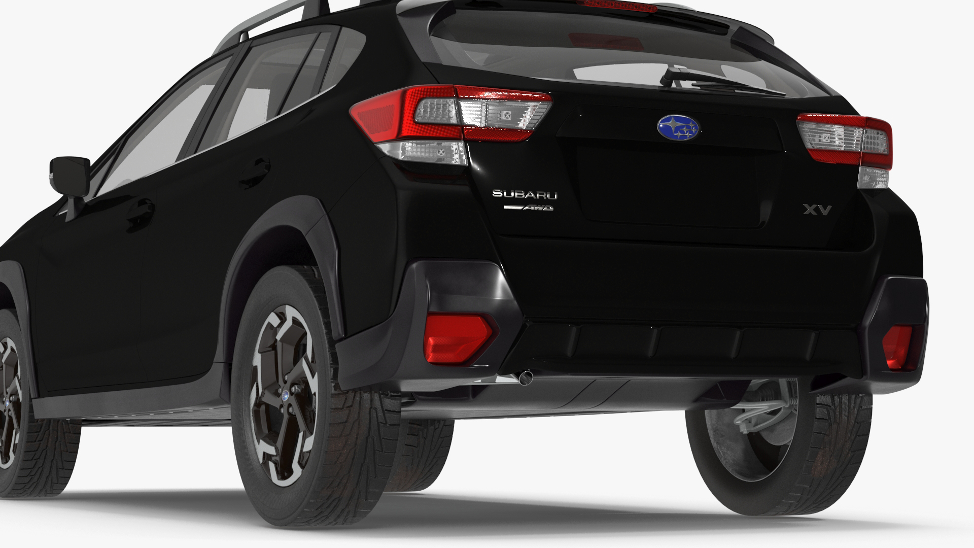 3D model 2020 Subaru XV CUV Simple Interior Black