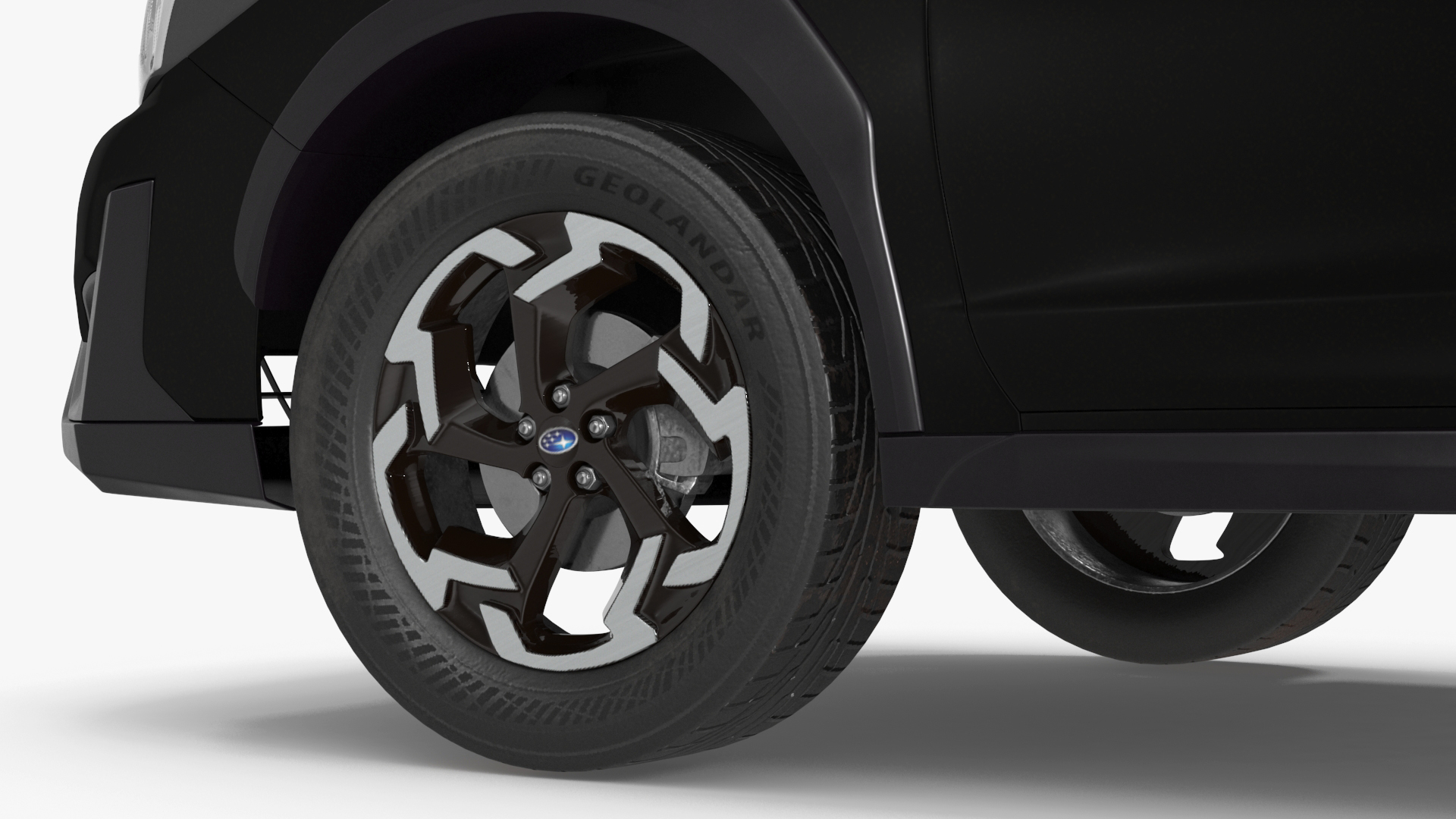 3D model 2020 Subaru XV CUV Simple Interior Black
