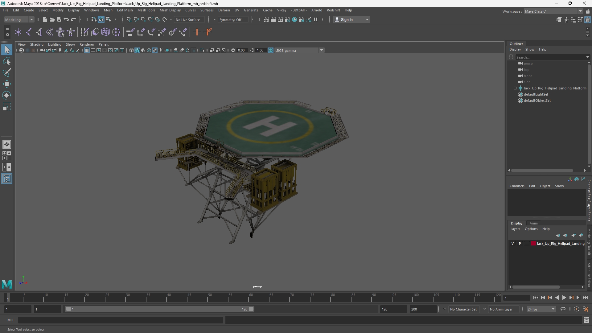 Jack Up Rig Helipad Landing Platform - view 11