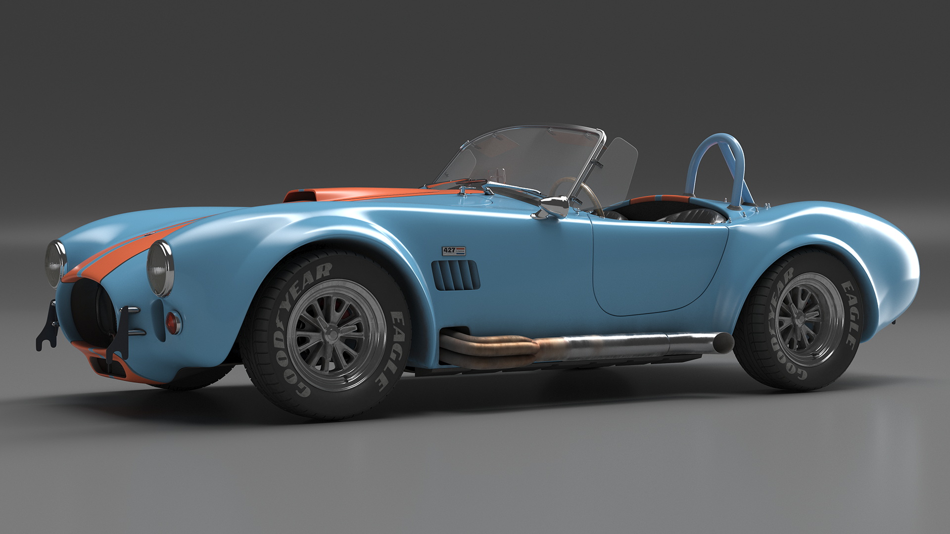 3D model Shelby Cobra 1965 Racing Model