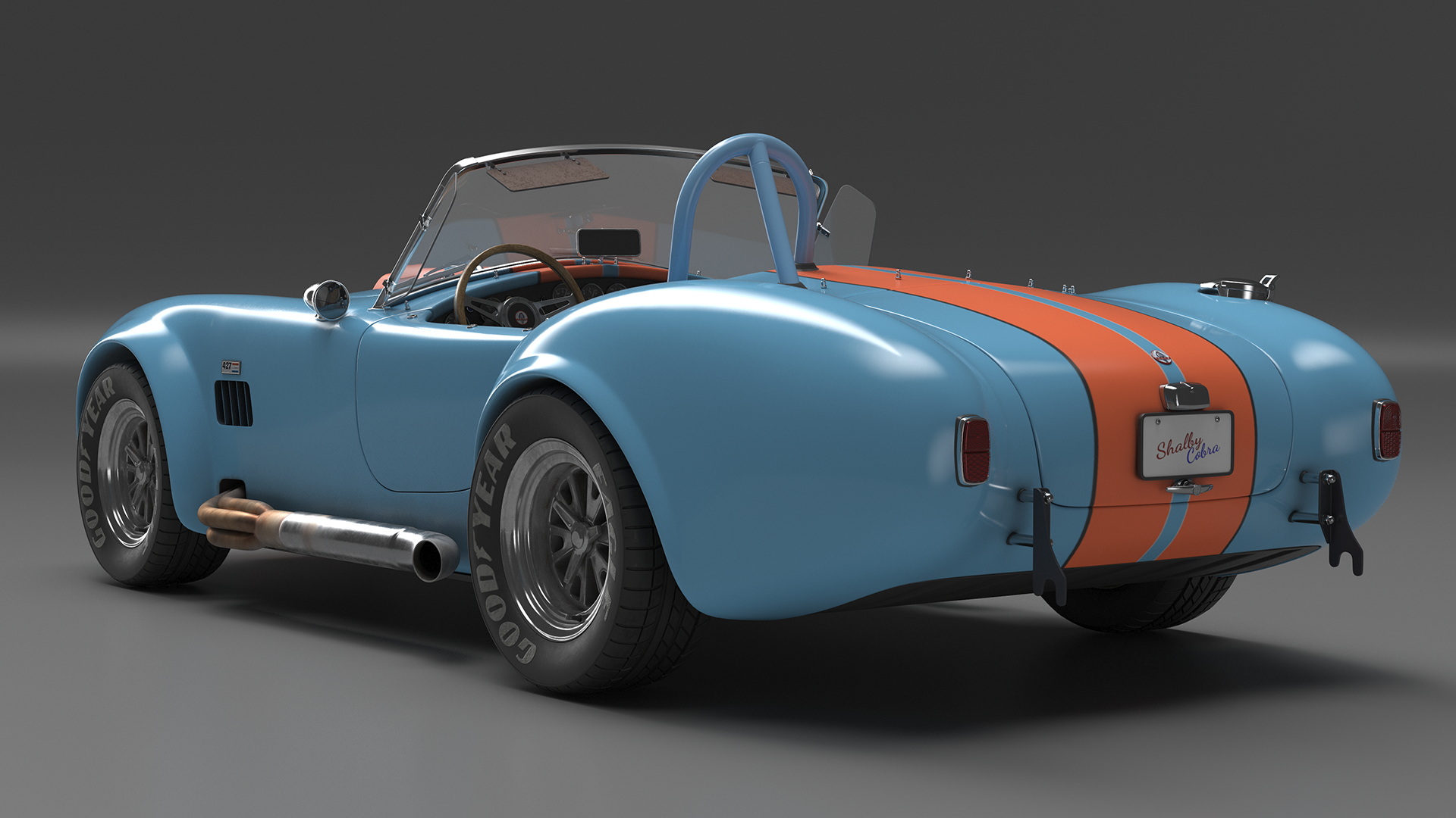 3D model Shelby Cobra 1965 Racing Model