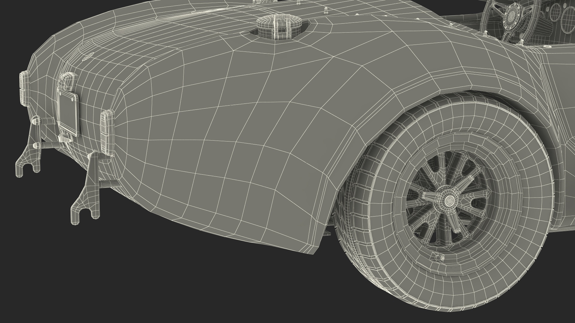 3D model Shelby Cobra 1965 Racing Model
