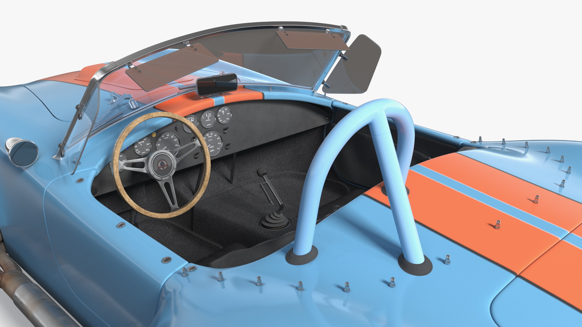 3D model Shelby Cobra 1965 Racing Model