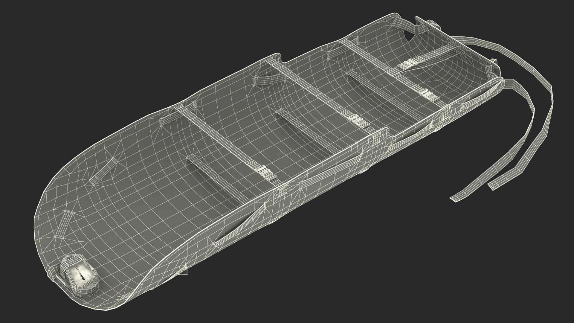 Med Sled Red 3D