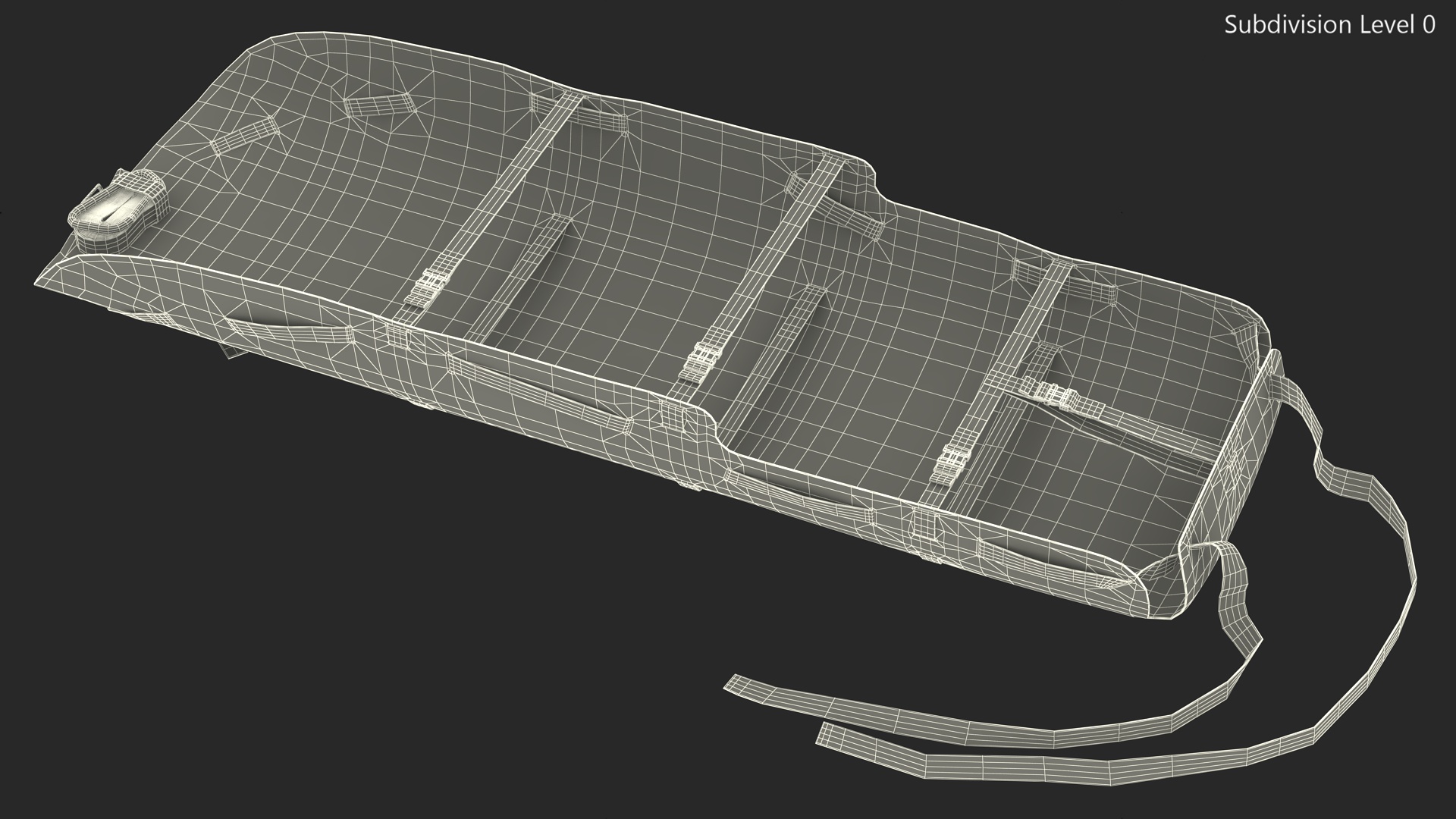 Med Sled Red 3D