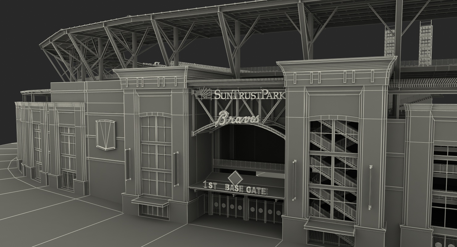 3D Baseball Stadium