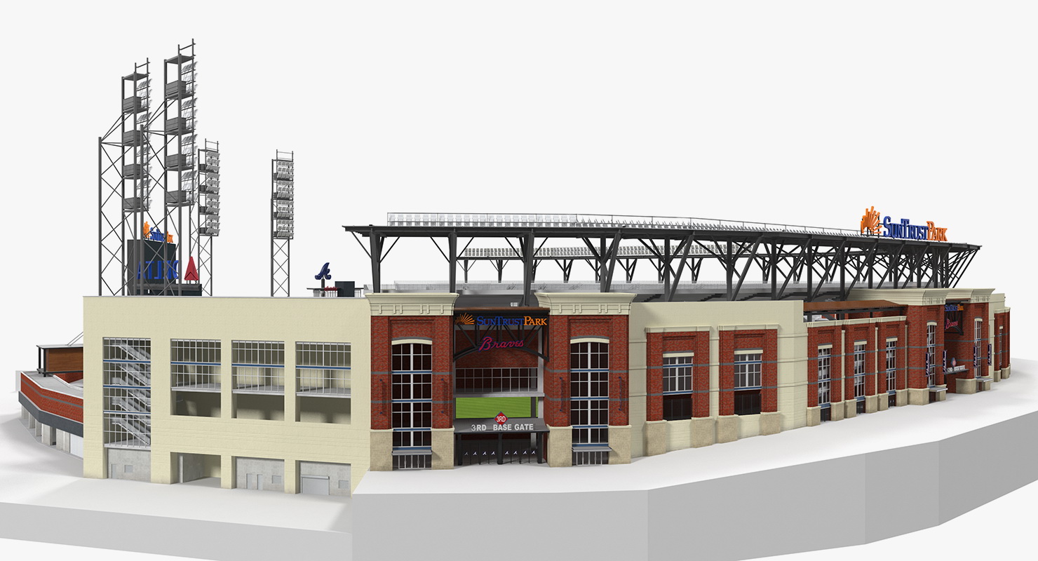 3D Baseball Stadium