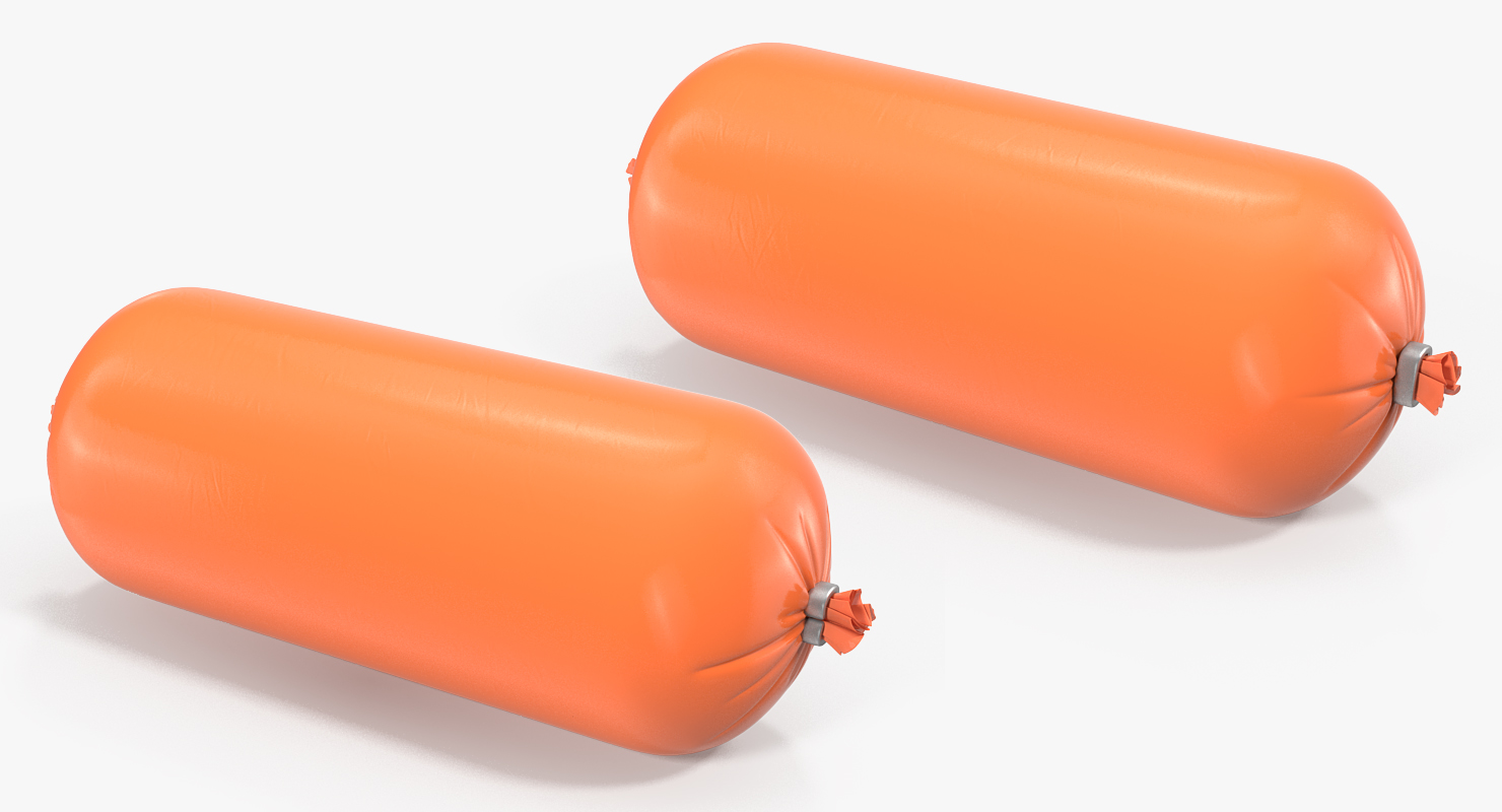 Cooked Milk Sausage 3D model