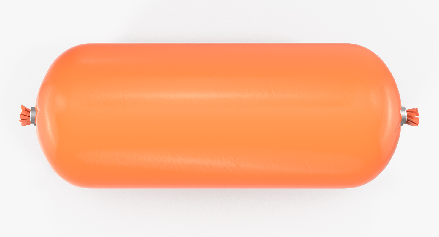 Cooked Milk Sausage 3D model