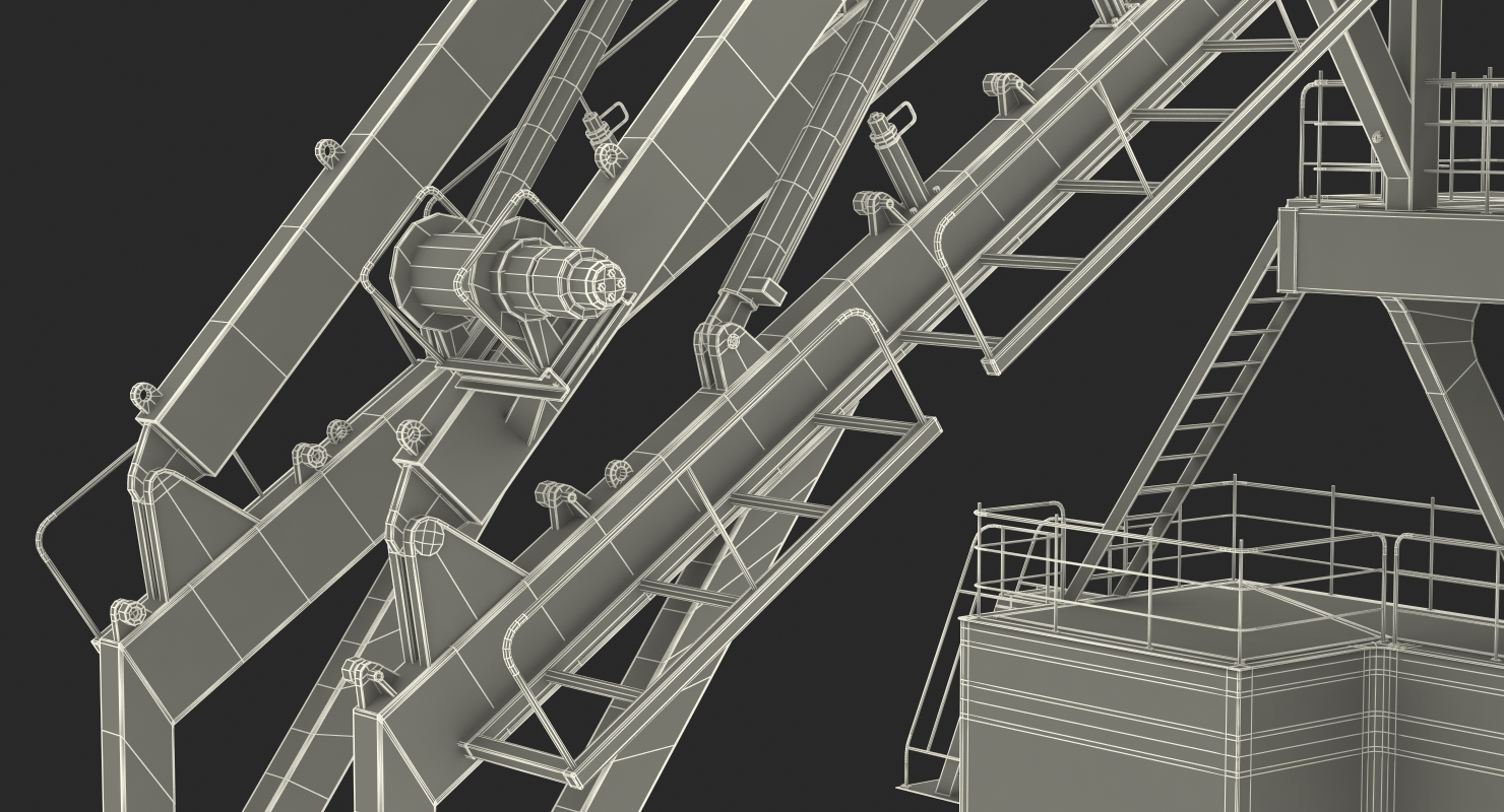 3D Lifeboat Launching Mechanism model
